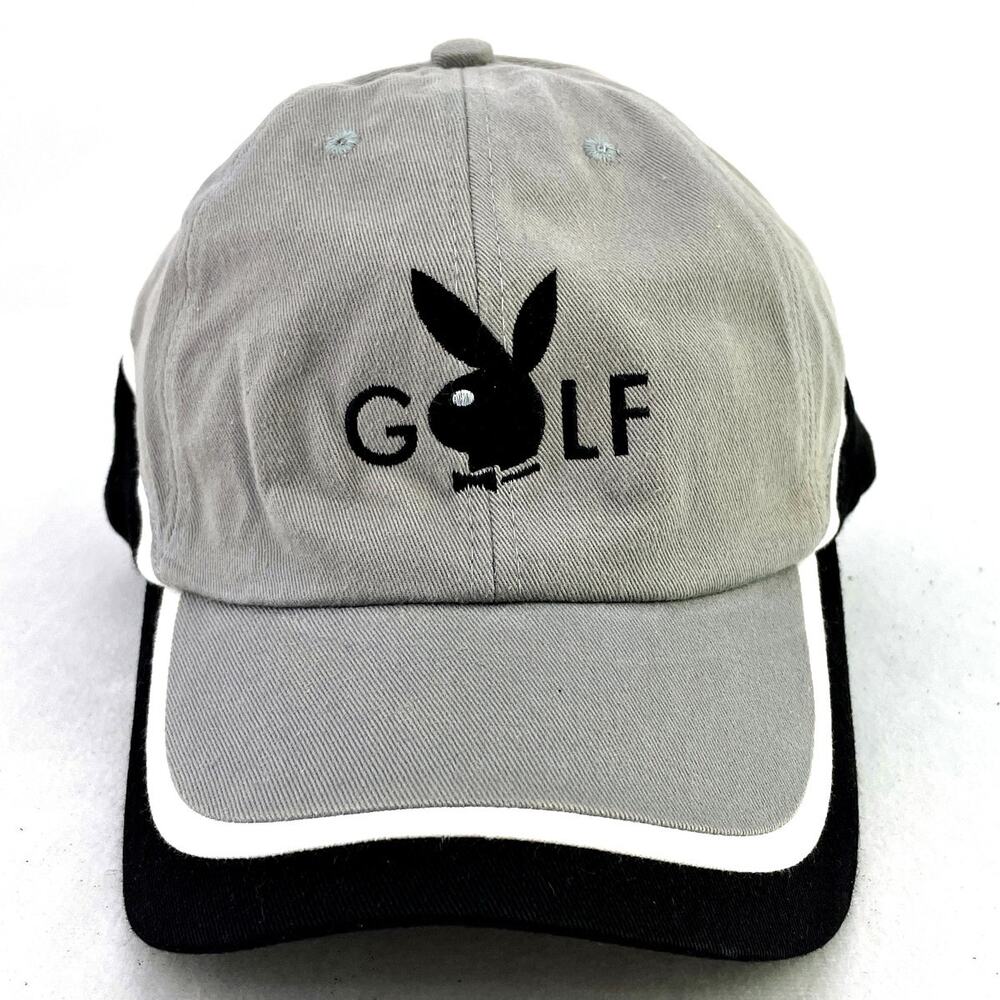 Playboy Bunny Golf Limited Ed Baseball Hat Hook Loop Adjustable